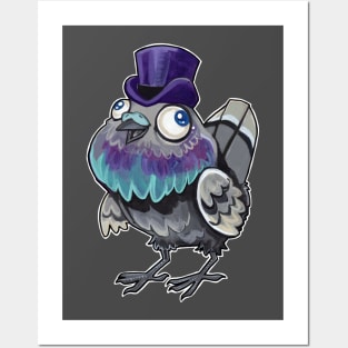 Dapper pigeon Posters and Art